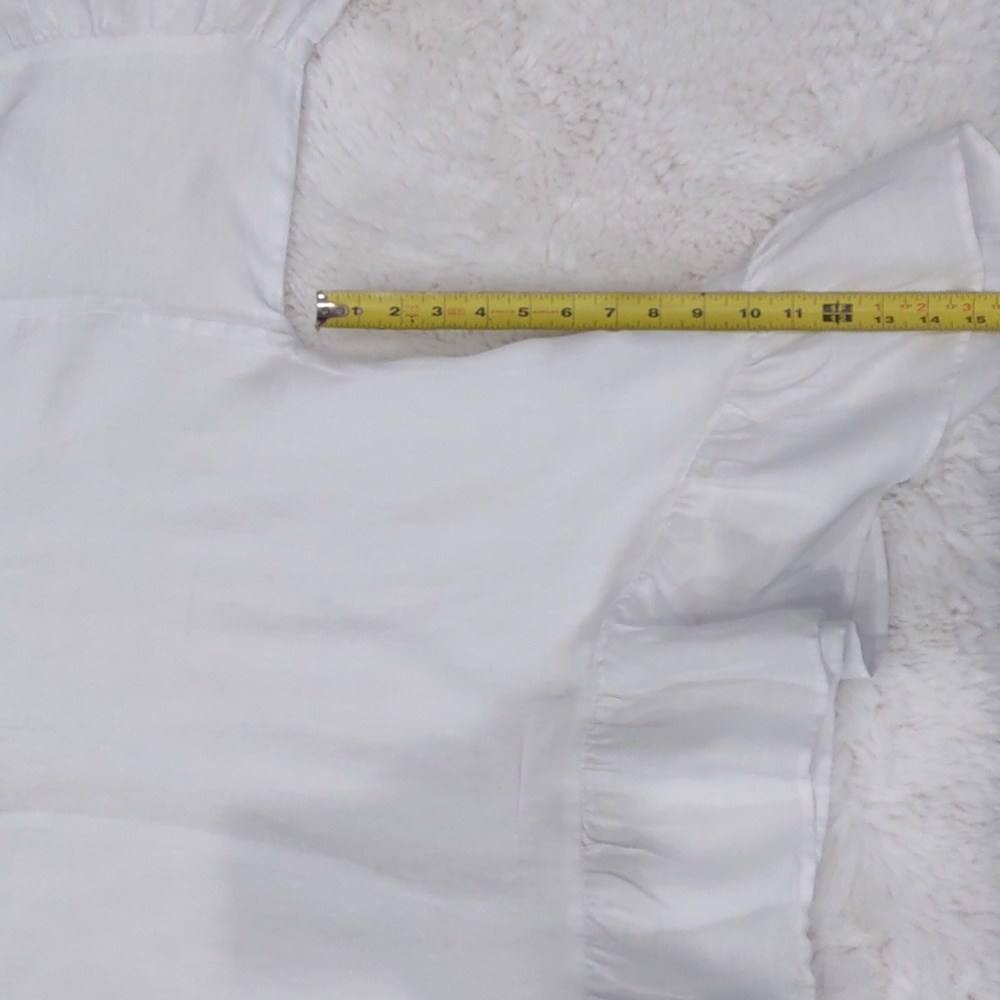 MARTCH POINT BLOUSE,100%LINEN, Size S. - Picture 15 of 17